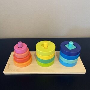 Lovevery‎ Twist & Pivot Pattern Puzzle Montessori Wooden Toy